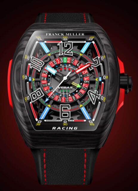 Buy Franck Muller Vanguard Racing Vegas Replica Watch for sale Cheap Price V 45 VEGAS RCG SQT CARBONE NR (ER)